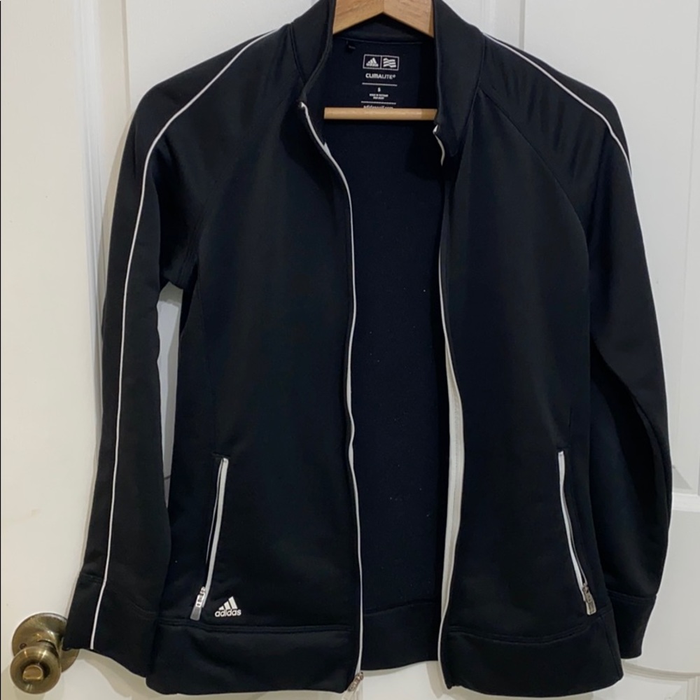 Adidas climalite black jacket